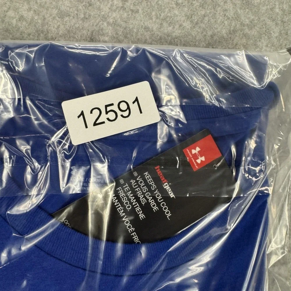 Under Armour Shirt Mens XL Blue Chicago Windy City USA Graphic‎ Tee NEW $30
